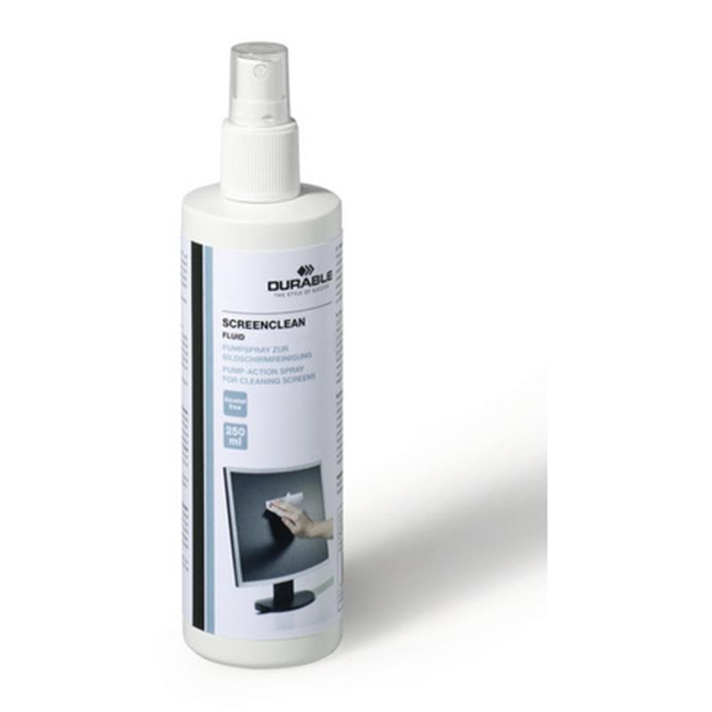 Durable Screenclean Fluid for Scanners and Monitors