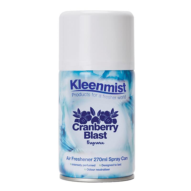 Kleenmist Fragrance Aerosol 270ml - Cranberry Blast
