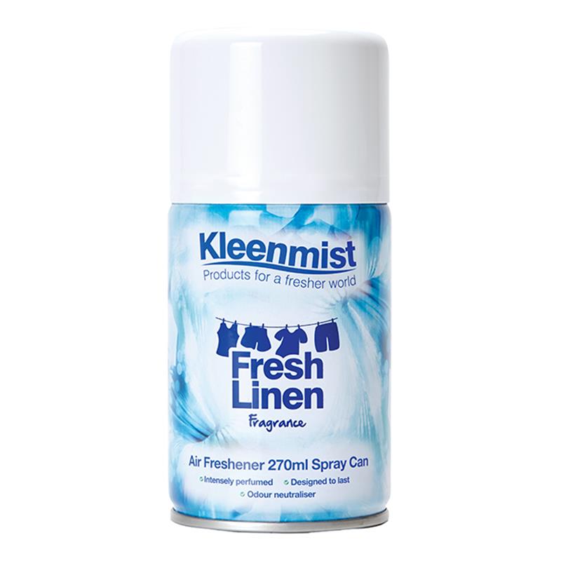 Kleenmist Fragrance Aerosol 270ml - Fresh Linen