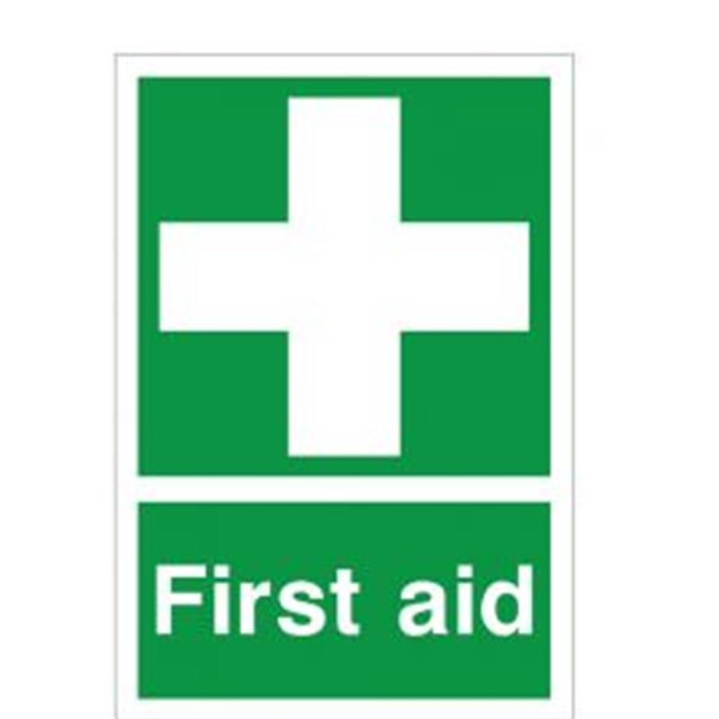 First Aid Sign 300x200mm Rigid