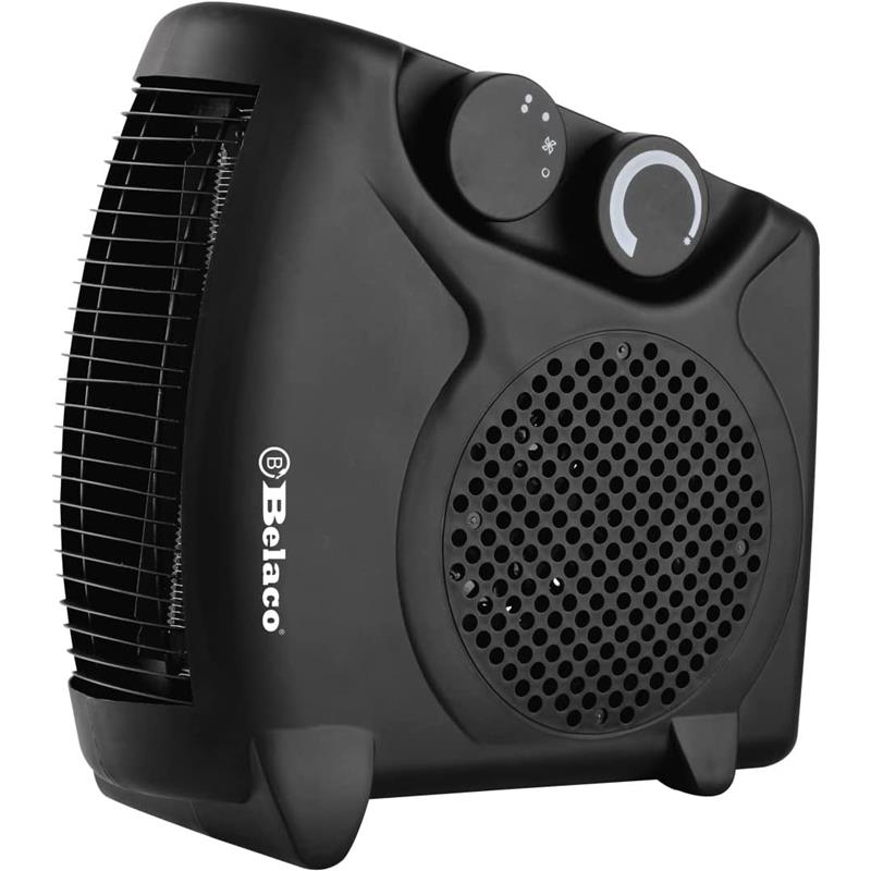 Fan Heater 2 Heat Settings Black