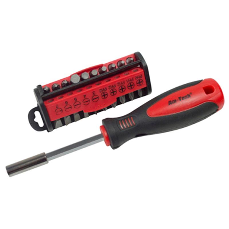 Amtech 31 Piece Screwdriver & Bit Set