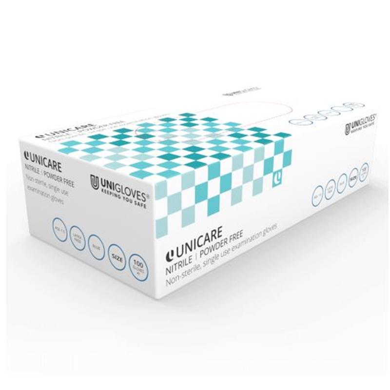 Nitrile Blue Gloves Powder Free Small