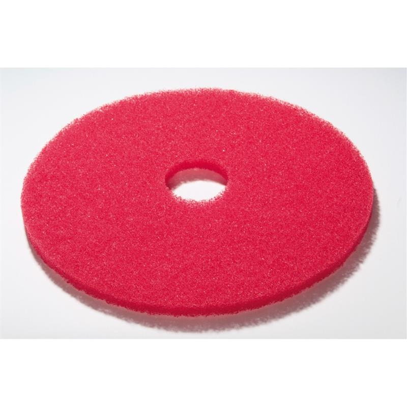 Floor Buffing Pads 15" Red - Spray Polishing