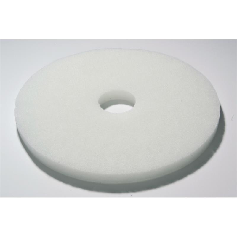 Floor Buffing Pads 17" White - Finishing & Polishing