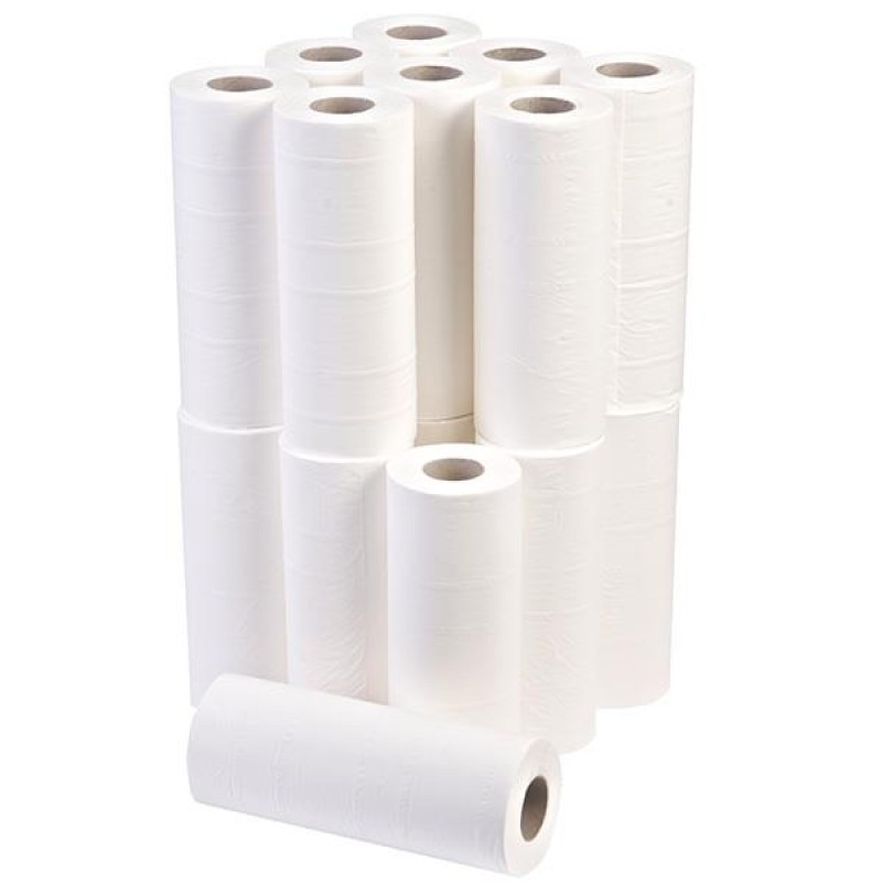 10" Hygiene Rolls White