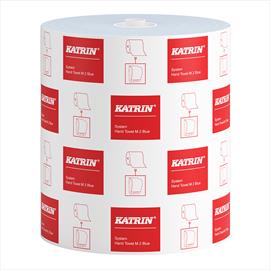 Katrin Dispenser Paper Towel Roll System Medium 2ply Blue