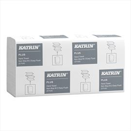 Katrin Plus Easy Flush 2ply White Z-Fold Hand Towels