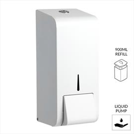 Opal White Steel 900ml Liquid Soap Dispenser