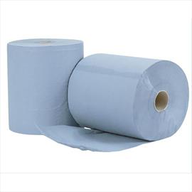 Autocut 1ply Blue Roll Towel