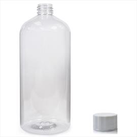 Boston Bottle With Screw Cap & One Hole Plug