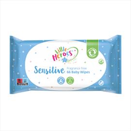 Little Heroes Sensitive Fragrance Free Baby Wipes 12x66 wipes