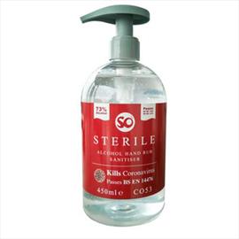 So Sterile Alcohol Sanitising Gel 6x450ml