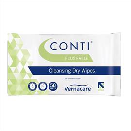 Conti Flushable Dry Patient Wipes **TO CLEAR**