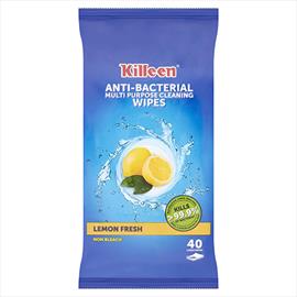 Killeen Antibacterial Multi-Purpose Cleaning Wipes