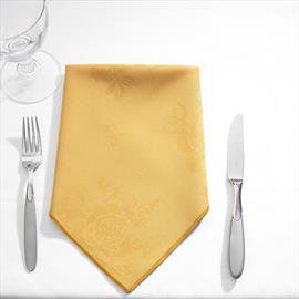 Napkin Rose Design 16" Gold