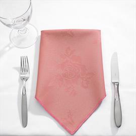 Napkin Rose Design 16" Dusky Pink