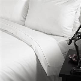 Supreme Plain Dyed Fitted Sheet Single White
