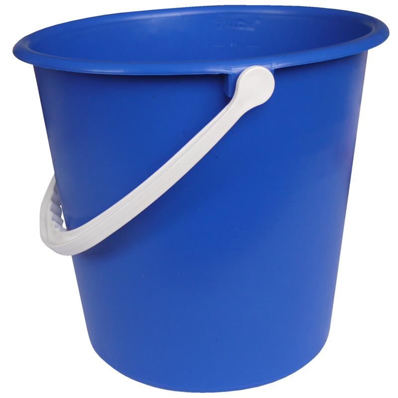 Plastic Coloured Bucket Blue