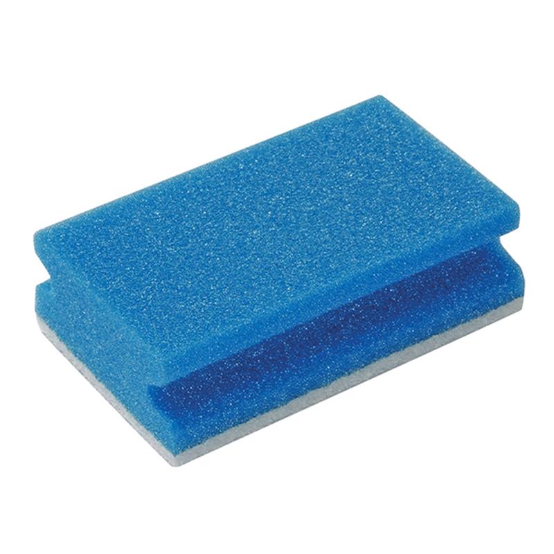 Non Scratch Finger Grip Sponge Scourer - BLUE
