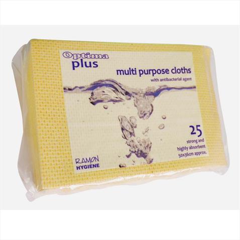 Anti-bacterial Cloths - Yellow